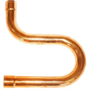 Wrot suction-line p-trap